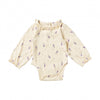 Meisjes Romper Milkshake | Ariana van Your Wishes in de kleur Honeycomb in maat 74.