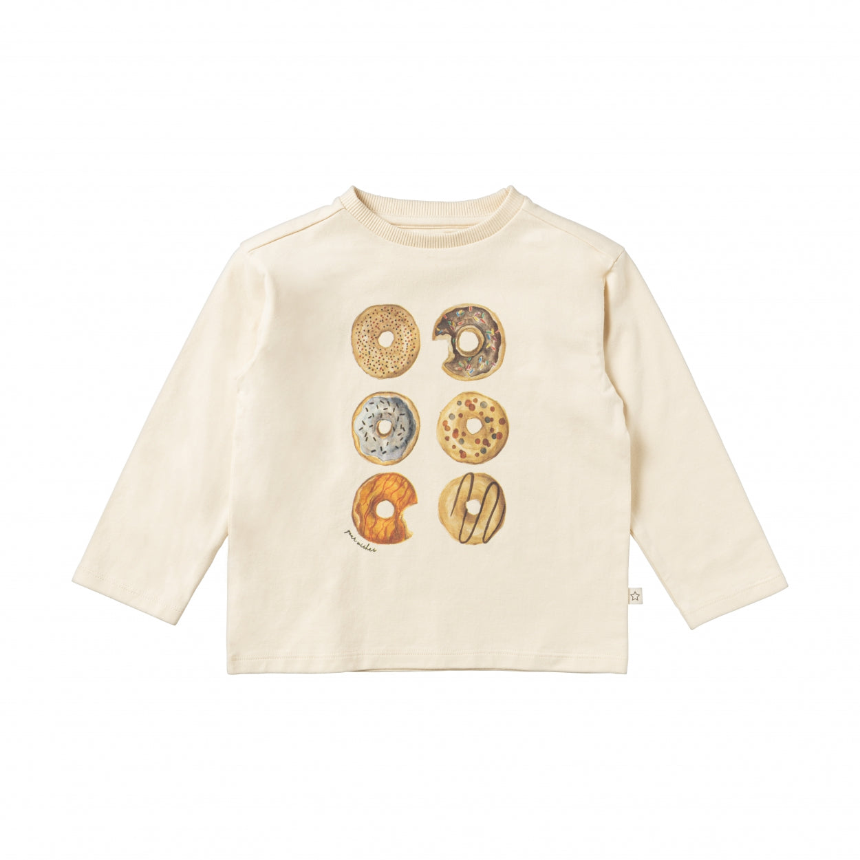 Jongens Shirt Donut | Mees van Your Wishes in de kleur Honeycomb in maat 98.