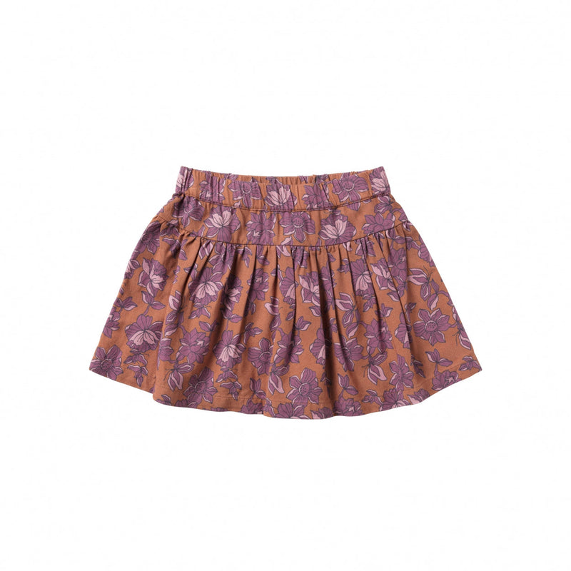 Meisjes Rokje Retro Romance | Marthe van Your Wishes in de kleur Carmine in maat 98.