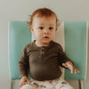 Jongens Shirt Swift | Math van Your Wishes in de kleur Hunter Green in maat 74.