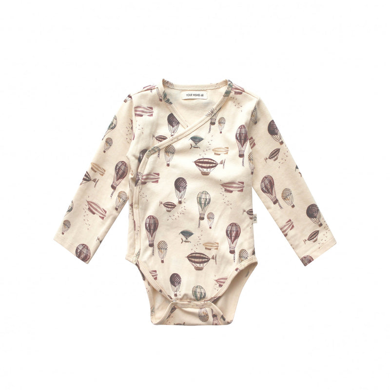 Jongens Romper Zeppelin | Aaike van Your Wishes in de kleur Multicolor in maat 74.