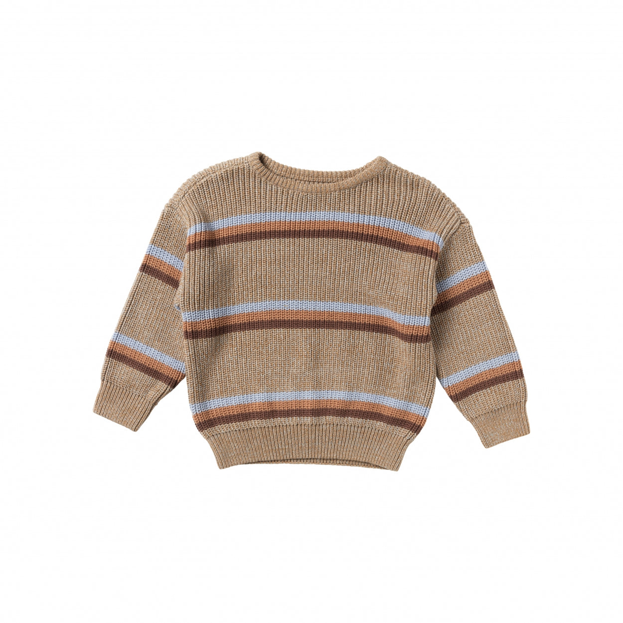 Jongens Sweater Stripe Knit | Mike van Your Wishes in de kleur Multicolor in maat 122-128.