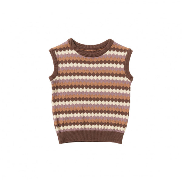 Jongens Spencer Jacquard Knit | Macy van Your Wishes in de kleur Multicolor in maat 122-128.