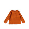 Jongens Grain | Regular Longsleeve van Your Wishes in de kleur Bombay Brown in maat 128.