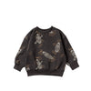 Jongens Canoe | Relaxed Sweater van Your Wishes in de kleur Raven in maat 128.