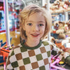Jongens Blocked | Relaxed Sweater van Your Wishes in de kleur Multicolor in maat 128.
