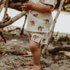 Jongens Sweatshort Camels | Elon van Your Wishes in de kleur Honeycomb in maat 104.