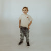 Jongens T-Shirt Surf | Pixel van Your Wishes in de kleur Honeycomb in maat 128.