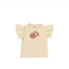 Meisjes T-Shirt Pomegranate | Jazz van Your Wishes in de kleur Honeycomb in maat 128.