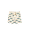 Jongens Short stripe Liner | Joe van Your Wishes in de kleur Multicolor in maat 128.