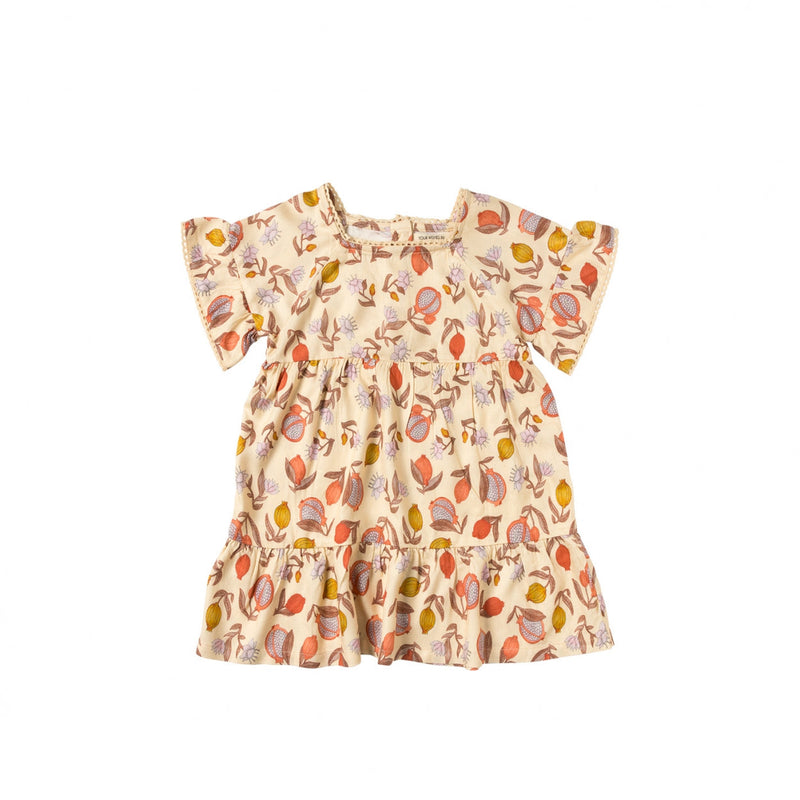 Meisjes Dress Pomegranate | Paulien van Your Wishes in de kleur Multicolor in maat 128.