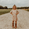 Meisjes Dress Pomegranate | Paulien van Your Wishes in de kleur Multicolor in maat 128.