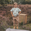 Jongens Skatebirds | Relaxed Tee van  in de kleur Grey Melange in maat 128.