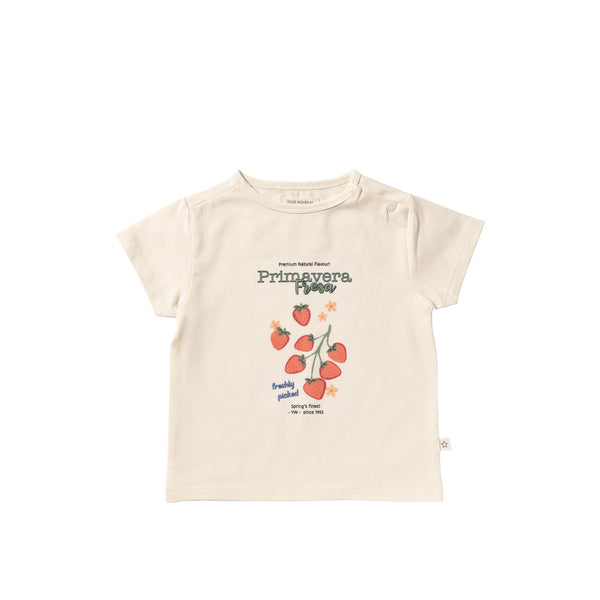 Meisjes Fresa | Shortsleeve van Your Wishes in de kleur White Swan in maat 128.