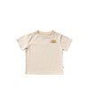 Jongens Ocean BLVD | Oversized Tee van Your Wishes in de kleur White Swan in maat 128.