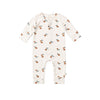 Unisexs Jumpsuit Orangine | Nicolai van Your Wishes Newborn in de kleur Antique White in maat 68.