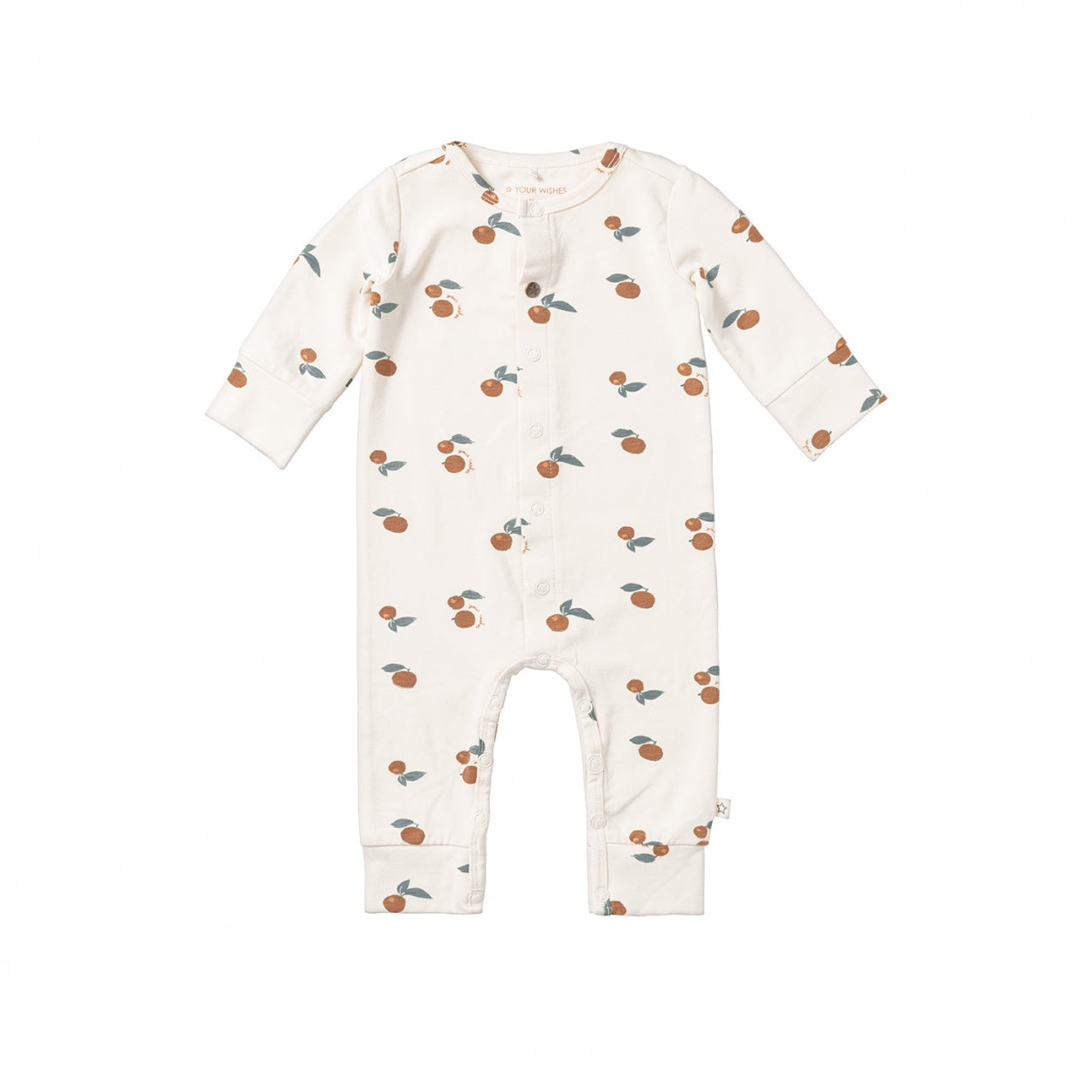 Your Wishes Newborn Jumpsuit Orangine | Nicolai