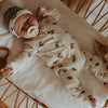 Unisexs Jumpsuit Orangine | Nicolai van Your Wishes Newborn in de kleur Antique White in maat 68.