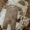 Jongens Babymuts Dash | Aspen van Your Wishes Newborn in de kleur Brown Sugar in maat 50-56.