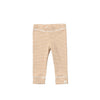 Jongens Broek streep Dash | Noah van Your Wishes Newborn in de kleur Brown Sugar in maat 68.