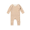 Jongens Jumpsuit Dash | Noxx van Your Wishes Newborn in de kleur Brown Sugar in maat 68.