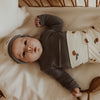Jongens Longsleeve Solid | Nylo van Your Wishes Newborn in de kleur Smoke Blue in maat 68.