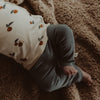 Jongens Broek Solid | Nesse van Your Wishes Newborn in de kleur Smoke Blue in maat 68.