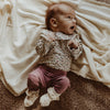 Meisjes Legging Solid | Nevi van Your Wishes Newborn in de kleur Lavender in maat 68.