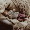 Meisjes Legging Solid | Nevi van Your Wishes Newborn in de kleur Lavender in maat 68.