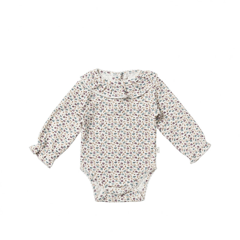 Meisjes Romper Poppies | Niobe van Your Wishes Newborn in de kleur Multicolor in maat 68.