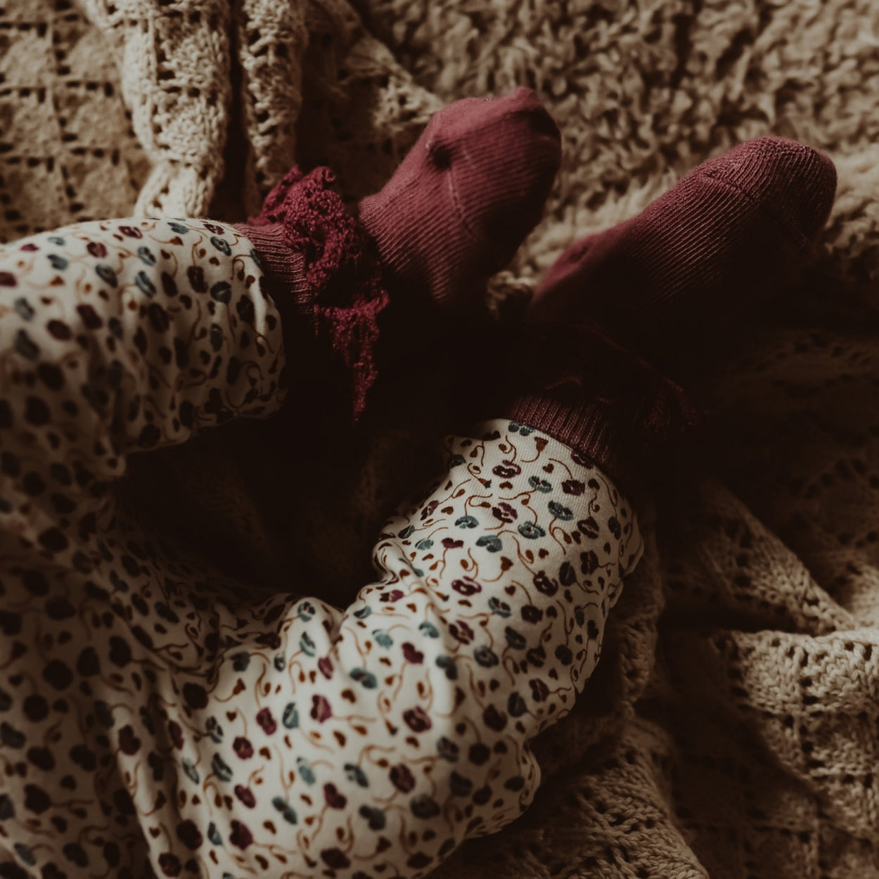 Meisjes Babysokken in geschenkdoosje Lace | Nela van Your Wishes Newborn in de kleur Multicolor in maat 16-18.