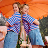 Meisjes Denim Skort Alina van Z8 Kids in de kleur Blue denim in maat 152.