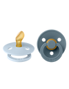 BIBS - Colour speen in 2 stuks verpakking ANATOMIC Baby Blue / Petrol