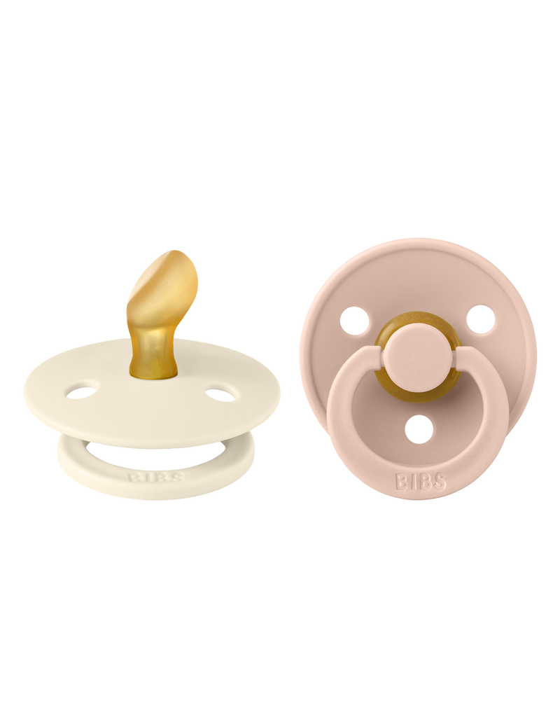 BIBS - Colour speen in 2 stuks verpakking ANATOMIC Ivory / Blush