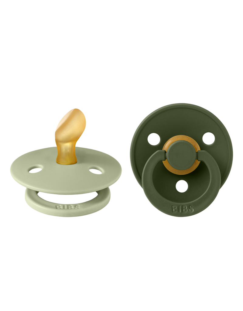 BIBS - Colour speen in 2 stuks verpakking ANATOMIC Sage / Hunter Green