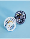 BIBS - Studio Colour 2 pack Polka Baby Blue / Steel Blue