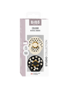 BIBS - Studio Colour 2 pack Polka dot Ivory / Black