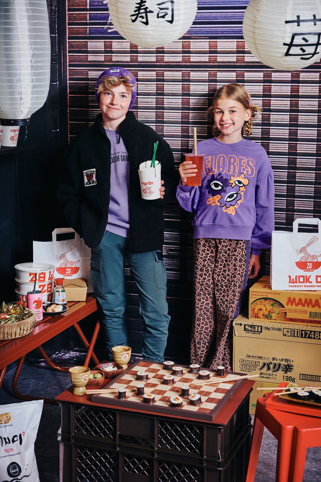 Meisjes Sweater Cerella van Z8 in de kleur Icy Lilac in maat 152-158.