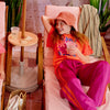 Meisjes Oversized Tee Davina van Z8 Kids in de kleur Living coral in maat 152-158.