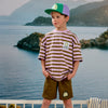 Jongens Sweat Shorts Elian van Z8 Kids in de kleur Golden moss in maat 152.