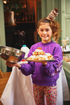 Meisjes Sweater Elvire van Z8 in de kleur Electric violet in maat 140-146.