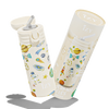 IZY Kids Thermos Bottle - Yellow Space - 350ML To-Go Insulated Water Bottles