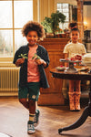 Jongens Sweat Shorts Fabio van Z8 in de kleur Wild woods in maat 140.