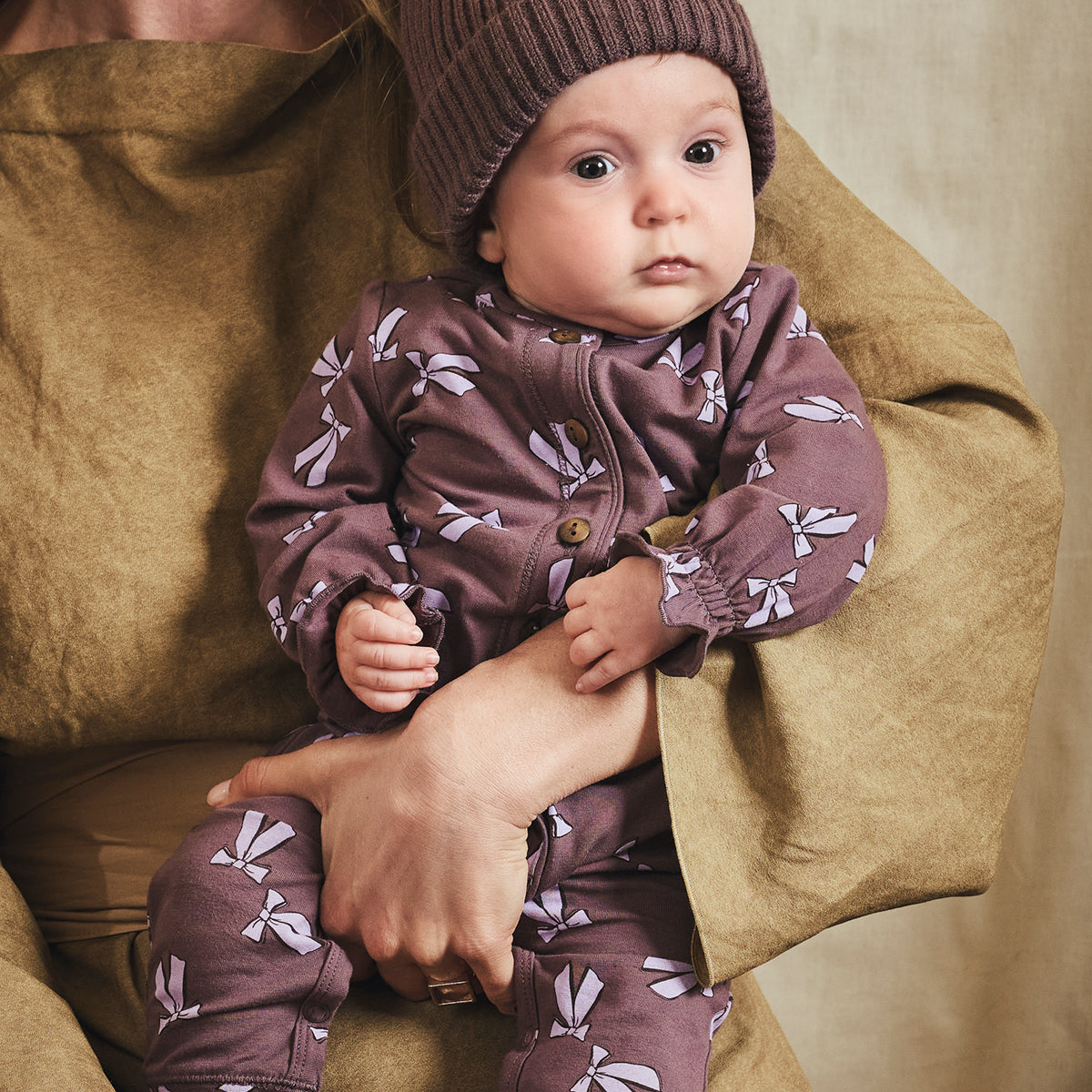 Meisjes Playsuit Fardau van Z8 Newborn in de kleur Frosted Plum in maat 68.