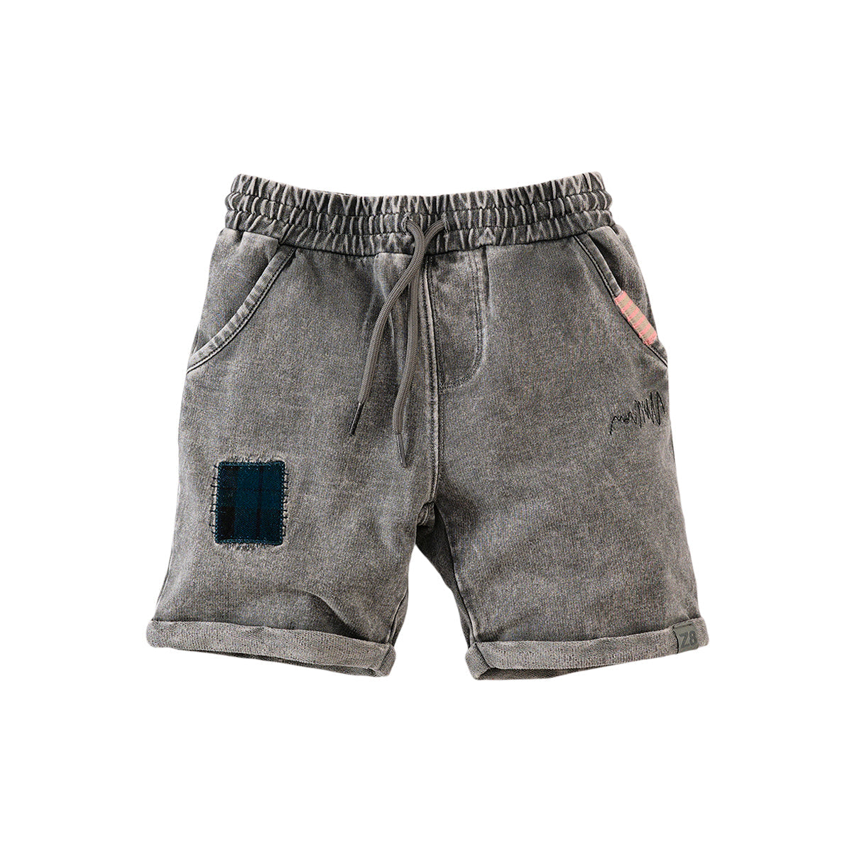 Jongens Sweat Shorts Ferco van Z8 in de kleur Charcoal grey in maat 140.