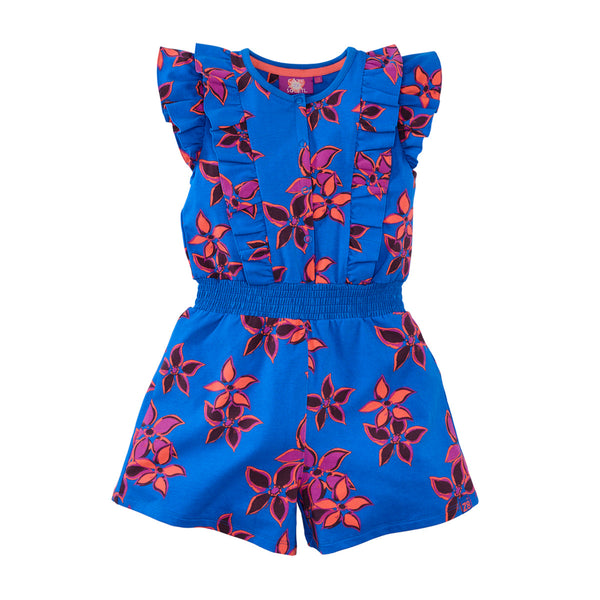 Meisjes Playsuit Firdaous van Z8 Kids in de kleur Blue view in maat 140-146.