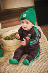 Jongens Sweatpants Frenkie van Z8 Mini in de kleur Crushed cloves in maat 116.