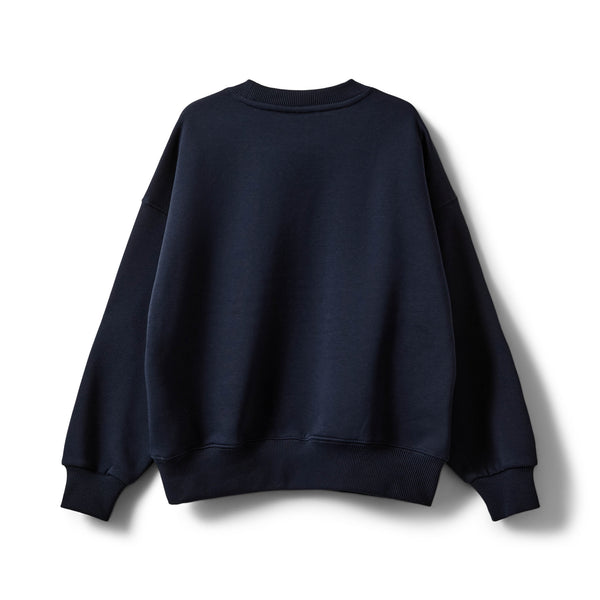 Meisjes EliSY Sweatshirt van Sofie Schnoor  in de kleur Navy Blue in maat 176.