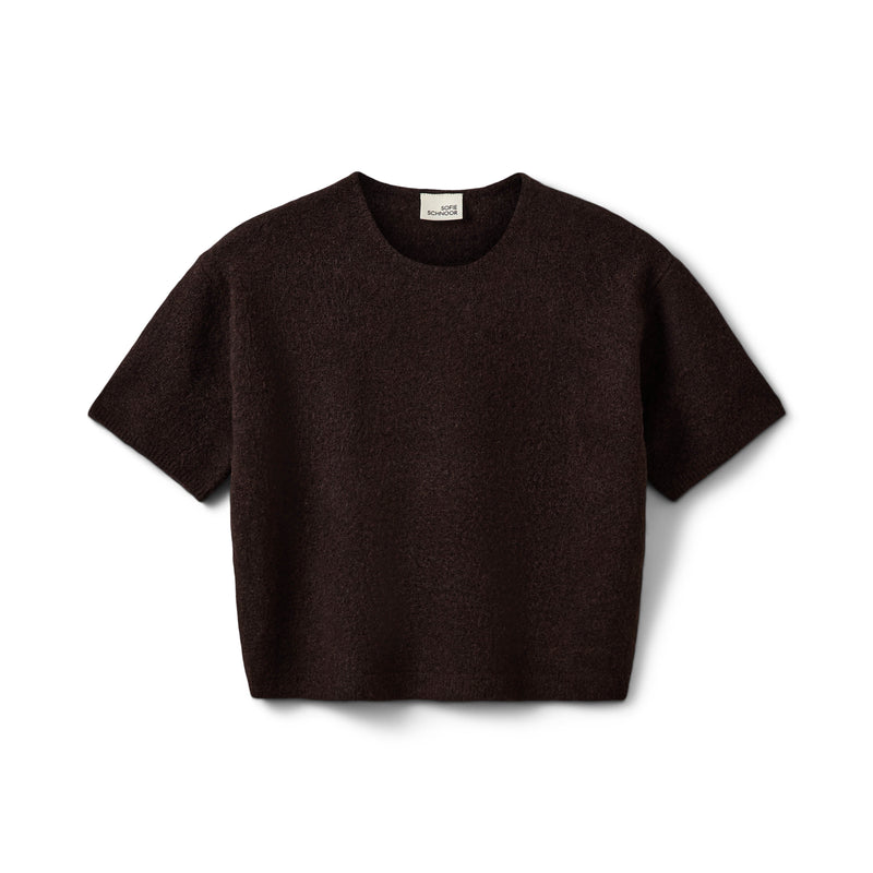 Meisjes CerinSY Knit van Sofie Schnoor  in de kleur Dark brown in maat 176.