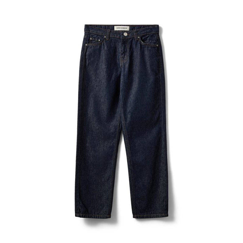 Meisjes MelikaSY Jeans van Sofie Schnoor  in de kleur Dark denim blue in maat 176.